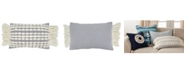 Saro Lifestyle Chunky Fringe Decorative Pillow, 16" x 23"